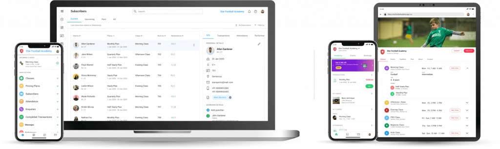 Spyn spynPRO #1 App to Manage Sports & Fitness Academy & Booking Business ...