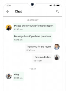 Chat with clients
