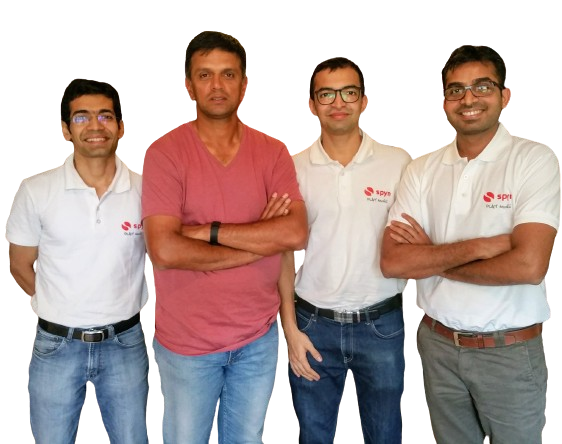 spynPRO Team with Indian Cricketer Rahul Dravid